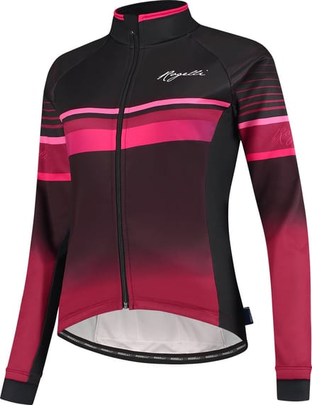 Rogelli Impress Fietsjack Winter - Dames - Bordeaux, Roze - Maat XL