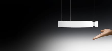 Occhio - Mito Sospeso Due 40 Hanglamp - wit mat - variabel - met Occhio Air - table/wide