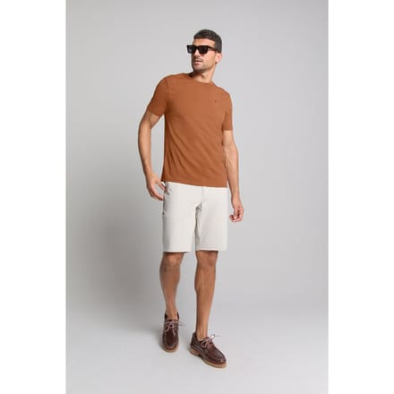 No Excess T-shirt Crewneck Solid Basic Caramel Größe: XXL | Basic T-Shirts Outlet | Herren | Braun