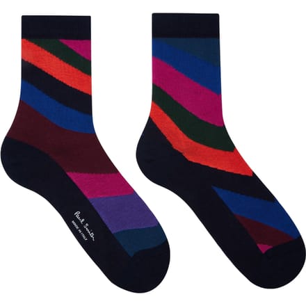 Paul Smith Sock Harley Swrl Navy Größe: OS | Socken Outlet | Damen | Blau