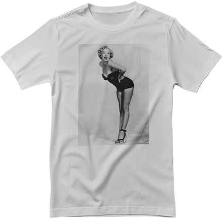 Marilyn Monroe Bathing Suit -pose Portrait -T-shirt RD-1-MM004-DTG