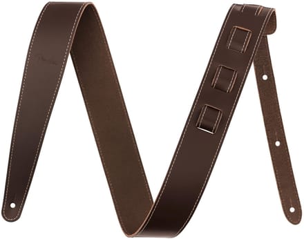 Fender Essentials Lederen Gitaarband Bruin 0990642121