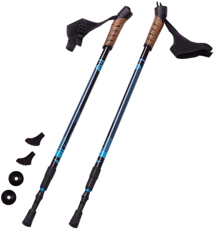 Bjorn Nordic Walking Stokken - Aluminium, Verstelbaar 110-135cm