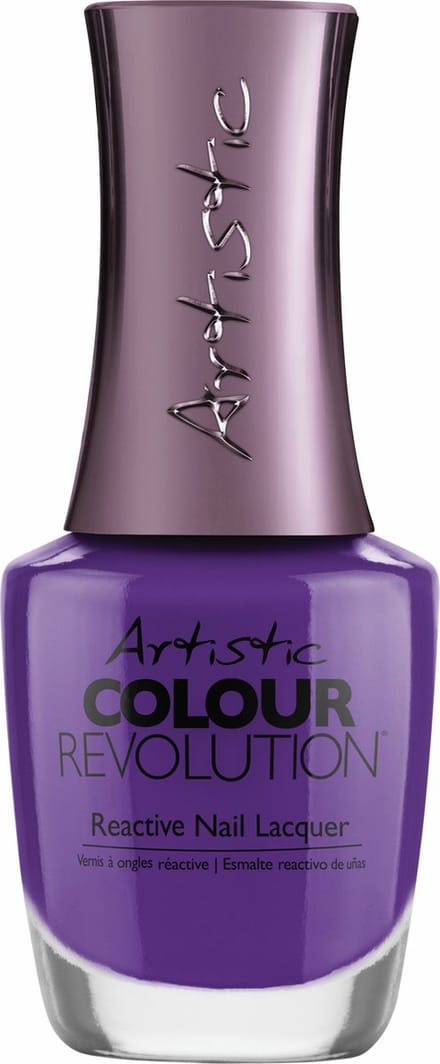 Artistic Nail Design Colour Revolution ' Pin-Up Purple ' ( Paars-Blauw Parelmoer )
