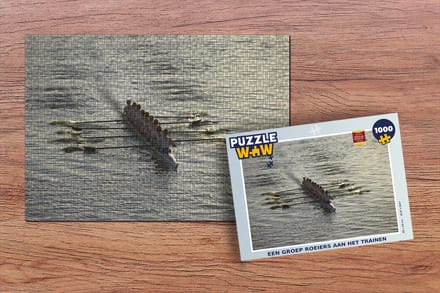 Puzzel Een groep roeiers aan het trainen - Legpuzzel - Puzzel 1000 stukjes volwassenen