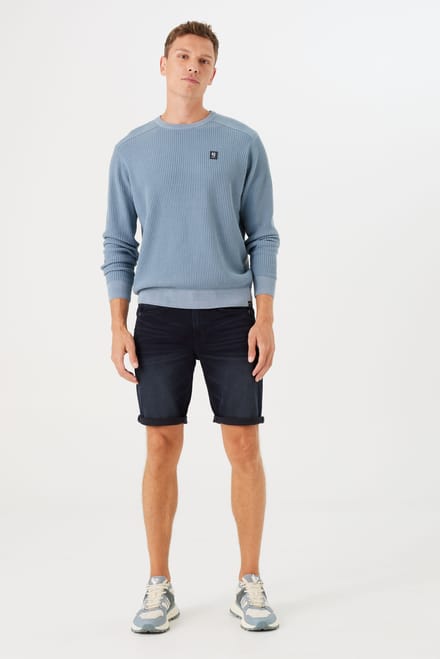 Rocko 695 Slim Denim Shorts - Dark Used