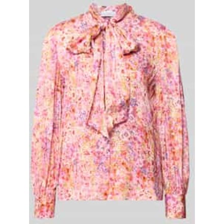 relaxed fit overhemdblouse van pure viscose