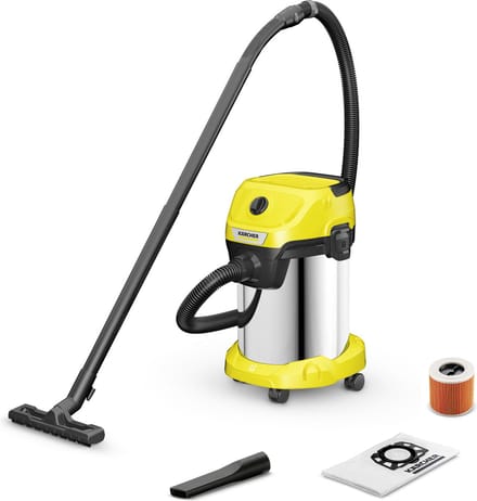 water- en stoftankstofzuiger 19l 1000w geel - karcher - 16281410