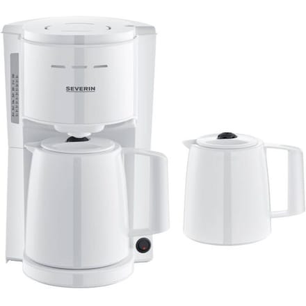 Severin KA 9309 - Filterkoffiezetapparaat - 2x Thermoskan - Wit