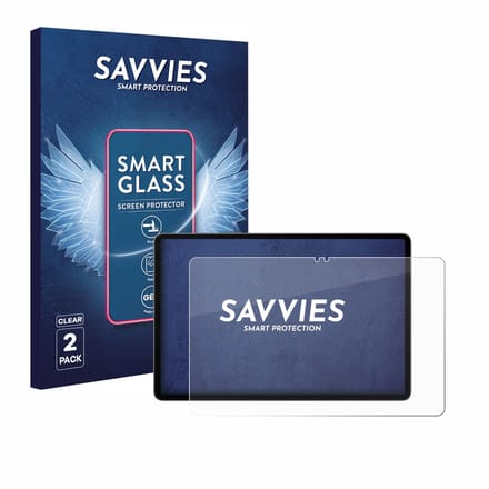 2 Stuks Savvies Screenprotector - geschikt voor Samsung Galaxy Tab S9 FE - beschermfolie glas transparant