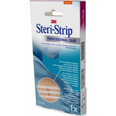 3M Steri-Strip Sutures Adhésives 10 x 6 mm x 100mm