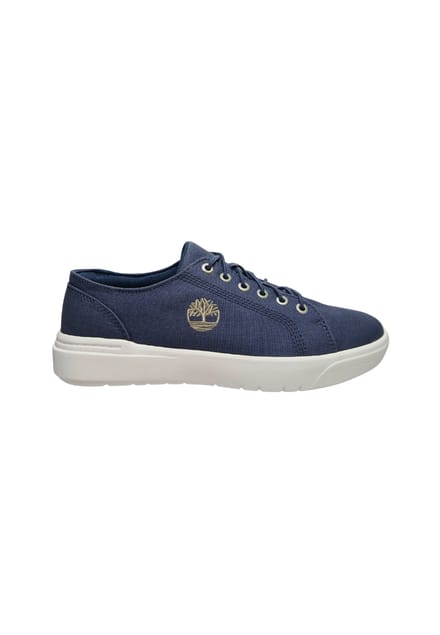 Mannenschoenen Timberland Seneca Bay Lace Up Dark Blue Canvas