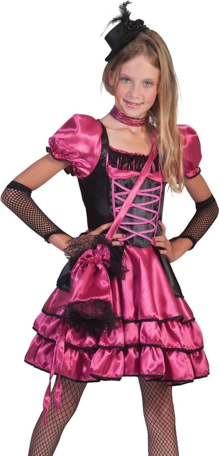 Roze kinder Can Can jurkjes