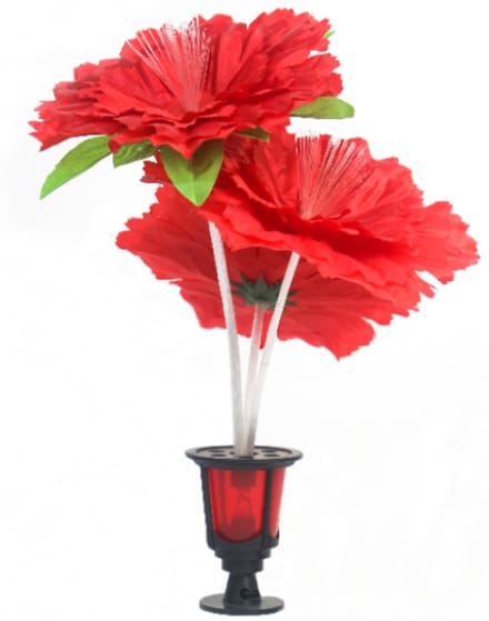 Led bloem verlicht ROOD 5Volt USB rood voor vrachtwagen, auto, caravan, boot. etc