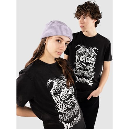 A Lost Cause Dark Omens Vintage T-Shirt zwart