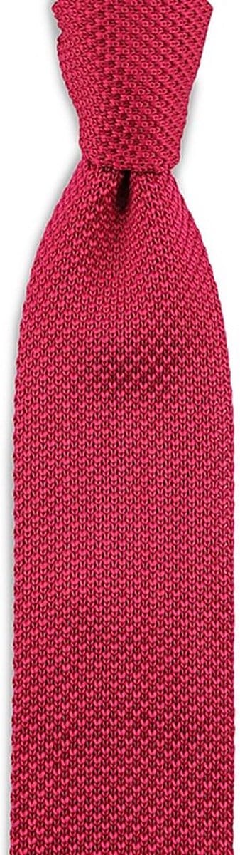 JB Collection - Stropdassen - stropdas gebreid raspberry - raspberry