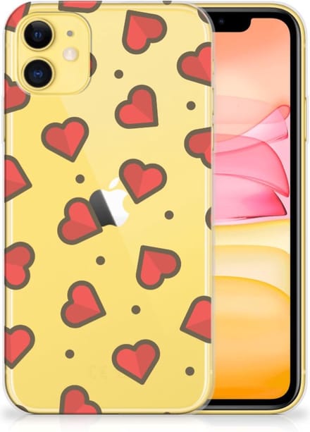 Apple iPhone 11 TPU bumper Hearts
