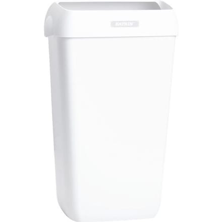 Katrin afvalbak met deksel 50L - wit - 2 stuks