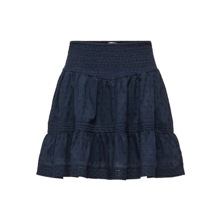 Only blauwe dames broek   Regular fit   Structuur patroon   Elastische boord   Regular waist Blauw XL