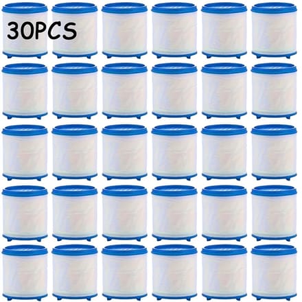 Livé® Waterfilter Cartridges – 30 Stuks PP Katoen Kraan & Douche