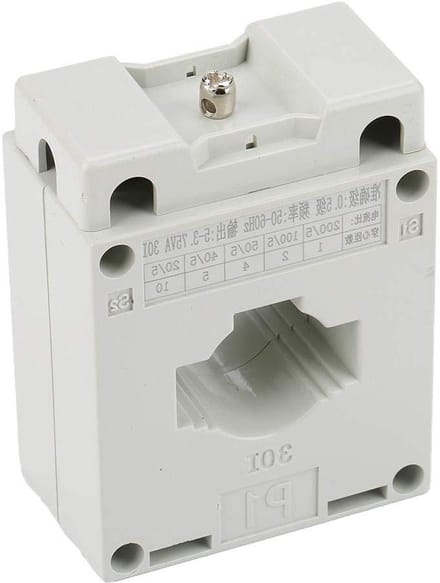 Stroomtransformator met 5A primaire secundaire spoel en 30 mm gat - Stroommeting en elektrische panelen.