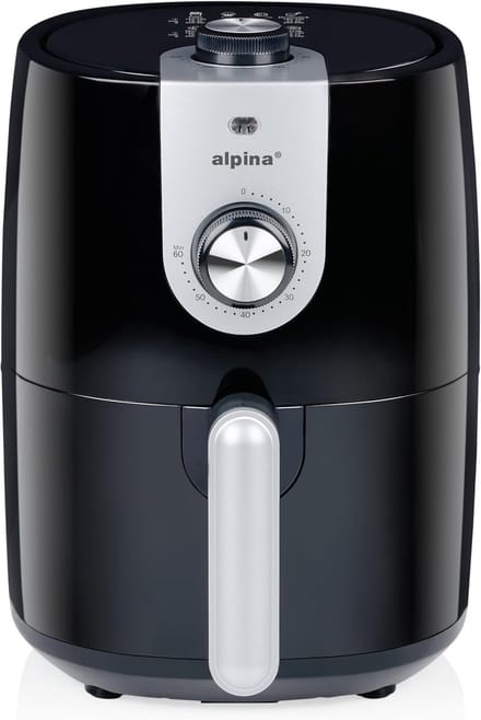 Heteluchtfriteuse - Compacte Oven - Gezond Frituren - Snelle Bereiding - 2 Liter - Zwart