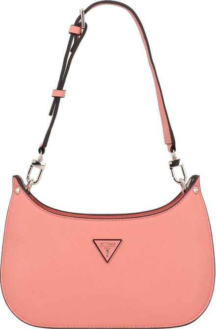 GUESS Schoudertas Meridian Mini Top Zip Shoulder Bag Coral Koraalrood
