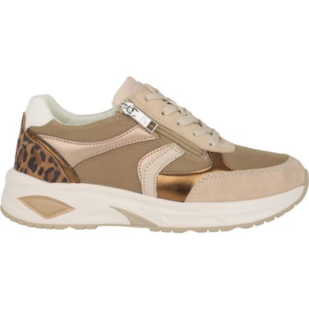 Waldläufer H-Jill - dames sneaker - Beige - maat 38 (EU) 5 (UK)