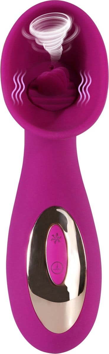 Auxfun Vibrator voor Vrouwen – Zuigende Tong Vibrator met Likfunctie – 10 Vibratiestanden – Oplaadbaar