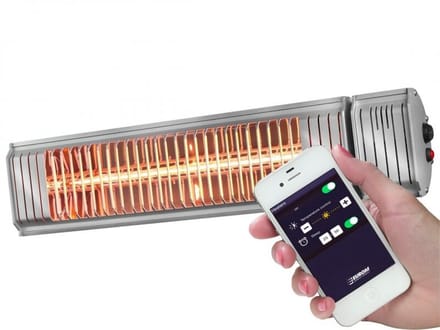 Eurom - Terrasverwarming - Golden 2000 Amber Smart - 2000 Watt - IP65 Spatwaterdicht - 3 standen - Hangend