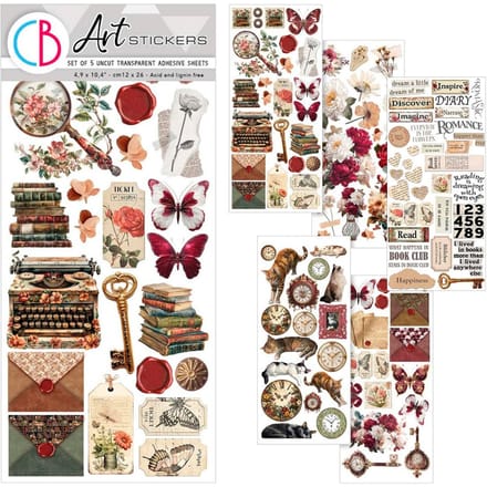 Art Stickers "Book Lovers"