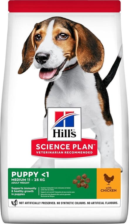 Hill's Canine Puppy Medium Kip - Hondenvoer - 2.5 kg