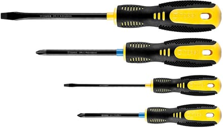 Topex - Schroevendraaierset - 4 stuks - Ergonomisch - Magnetisch