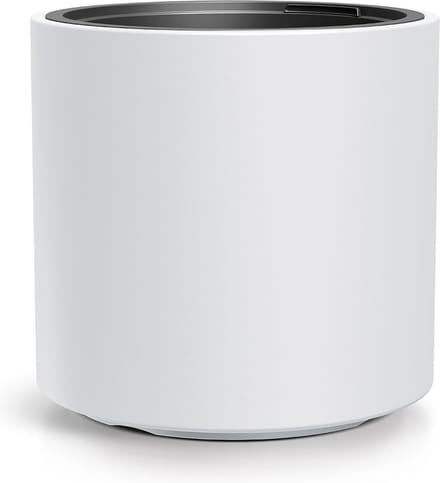 Bloempot Rond Heos R Slim 30cm WIT Prosperplast