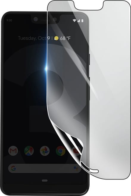 3mk, Geschikt voor Google Pixel 3 XL, Schokbestendige Hydrogel Screenprotector, Transparant