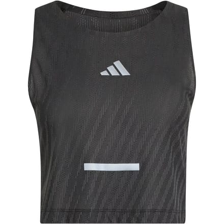 adidas adi365 Climacool+ Crop  Hardloopshirt Dames-zwart