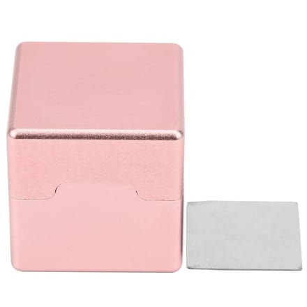 Alliage d'Aluminium Porte-Craie de Poche pour Queue de Billard Américain Étui de Transport pour Craies de Queue de Billard beige