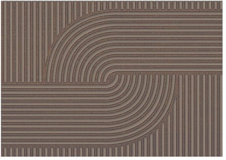 MD Entree - Deurmat - Schoonloopmat - Impression Zen - Knot Taupe - 50 x 75 cm