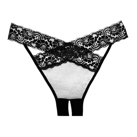 Adore Desire Panty Open Kruisje - Zwart