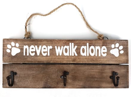 Kapstok Never walk alone