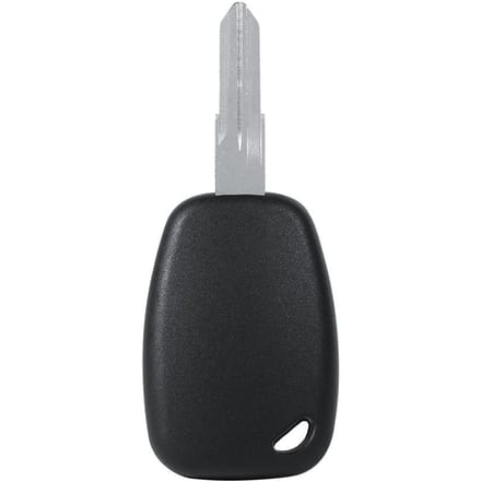 Coque de clé télécommande à 2 boutons non coupée pour Renault Kangoo Dacia Logan gray