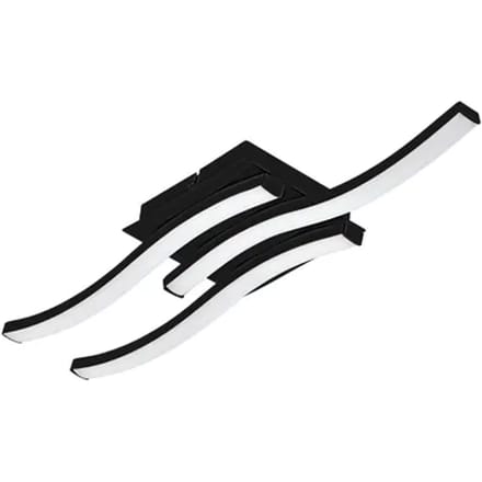 Eglo Plafondlamp Cabezas-e Zwart Koel Wit 12w