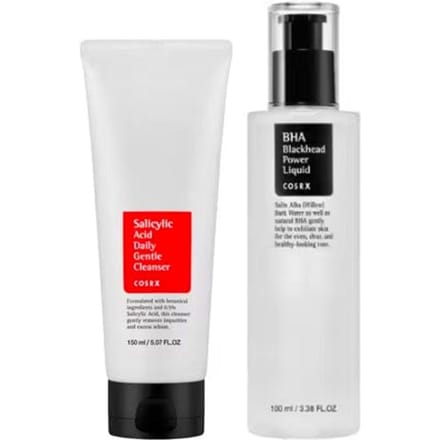 Cosrx Acne Cleansing Set Salicylic Acid &amp; Niacinamide 150 ml + 100 ml