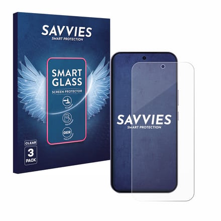 3 Stuks Savvies Screenprotector - geschikt voor realme 16 Pro - beschermfolie glas transparant