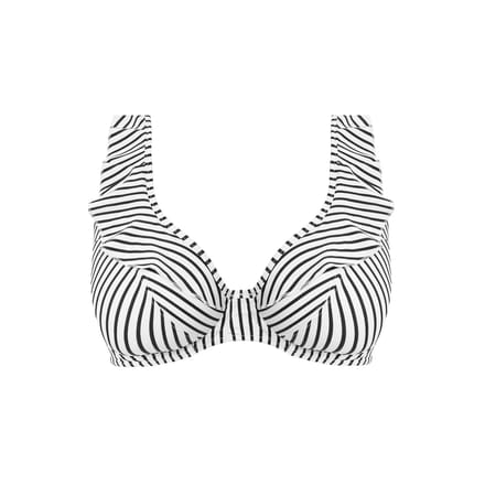 Freya JEWEL COVE UW HIGH APEX BIKINI TOP Dames Bikinitopje - Stripe Black - Maat 80D (EU)