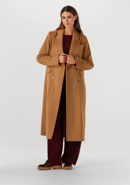 Beaumont Tiffany Long Coat Jassen Dames - Winterjas - Camel - Maat 36