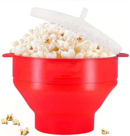 Nivard Popcornmakers - Popcornpan - Popcorn Machine - Mini Popcorn Machine - Rood