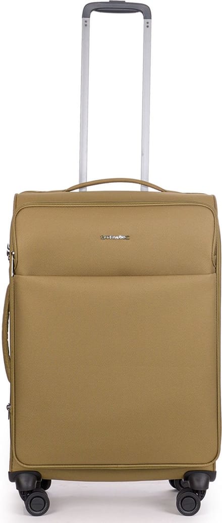 Stratic Light+ - zachte koffer - medium– 68x43x26 cm – 2,5 kg - 61-68 L – lichtgewicht – khaki