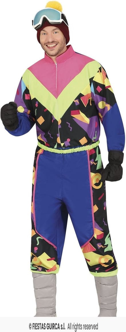 Jaren 80 Blauw Skipak Lars Lawine - Man