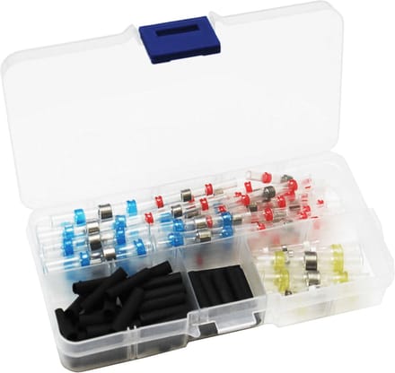 Set met snelkoppelingen + krimpkousen - 100 stuks